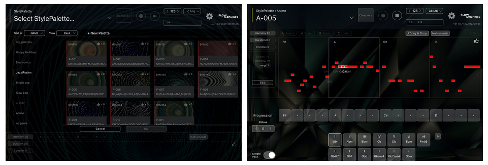 Sony's Flow Machines UI, AI, Music, Creativity, Frank Berrocal, #FrankBerrocal